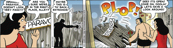 Alley Oop on Thursday July 3, 2014 Comic Strip