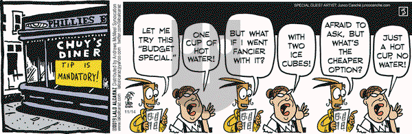 La Cucaracha on Thursday November 14, 2019 Comic Strip