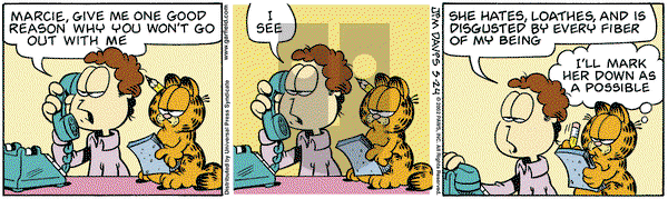 Garfield on Friday May 24, 2002 Comic Strip