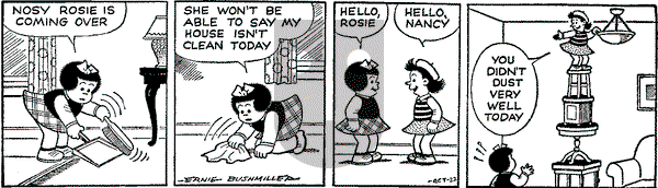 Nancy Classics on Saturday October 22, 2016 Comic Strip