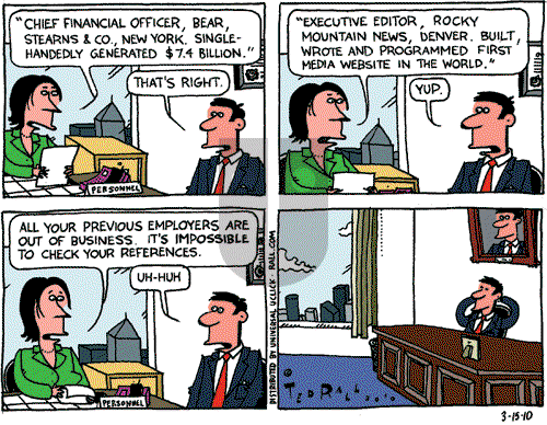 Ted Rall - Monday March 15, 2010 Comic Strip