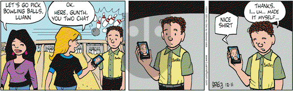 Luann on Tuesday December 11, 2012 Comic Strip