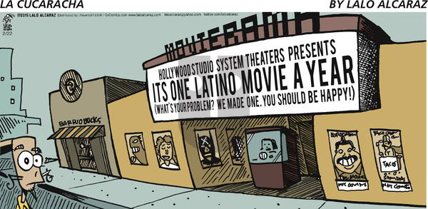 La Cucaracha on Sunday February 22, 2015 Comic Strip