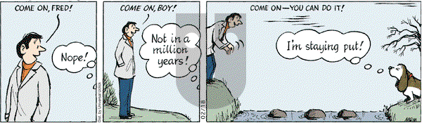 Fred Basset on Saturday February 18, 2012 Comic Strip