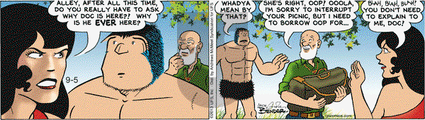 Alley Oop on Wednesday September 5, 2018 Comic Strip