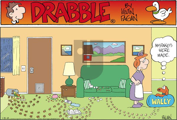 Drabble on Sunday April 8, 2018 Comic Strip