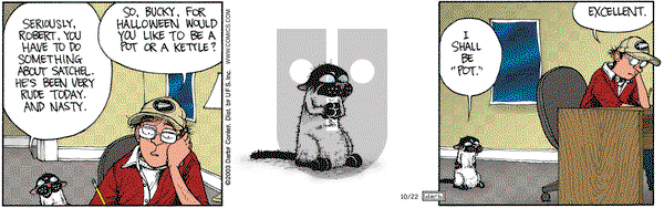 Get Fuzzy on Wednesday October 22, 2003 Comic Strip