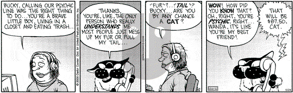 Get Fuzzy on Wednesday May 24, 2000 Comic Strip