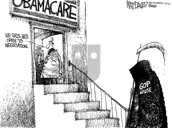 Matt Davies on Saturday October 5, 2013 Comic Strip