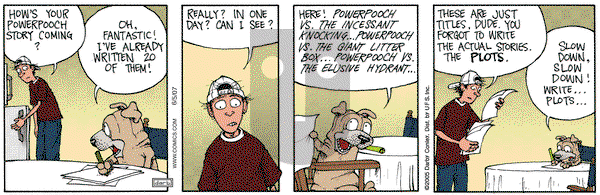 Get Fuzzy on Tuesday June 5, 2007 Comic Strip