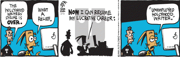 La Cucaracha on Tuesday February 19, 2008 Comic Strip