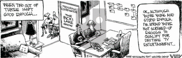 Non Sequitur on Wednesday August 16, 1995 Comic Strip