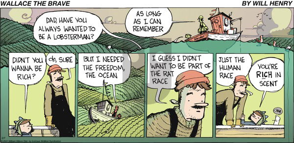 Wallace the Brave on Sunday February 7, 2021 Comic Strip