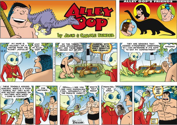 Alley Oop on Sunday December 4, 2016 Comic Strip