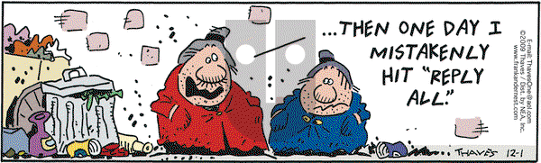 Frank and Ernest on Tuesday December 1, 2009 Comic Strip