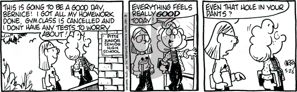 Luann on Tuesday May 26, 1987 Comic Strip