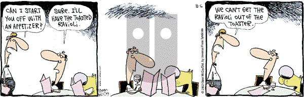 The Duplex on Tuesday August 6, 2002 Comic Strip