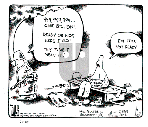 Tom Toles on Thursday July 5, 2007 Comic Strip
