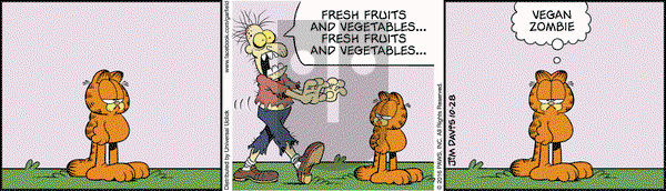 Garfield - Friday October 28, 2016 Comic Strip