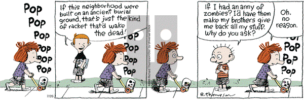 Cul de Sac on Saturday July 26, 2014 Comic Strip