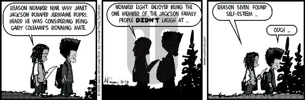 The Boondocks on Friday April 22, 2011 Comic Strip