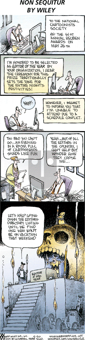 Non Sequitur on Sunday May 20, 2007 Comic Strip