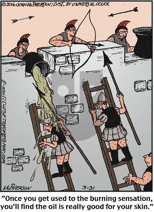 Close to Home - Thursday March 31, 2016 Comic Strip