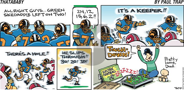 Thatababy - Sunday January 15, 2012 Comic Strip