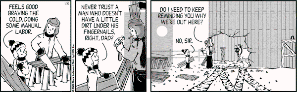 Cow and Boy Classics on Wednesday January 30, 2008 Comic Strip