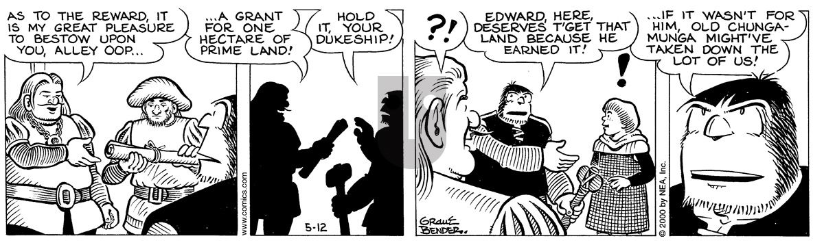 Alley Oop - Friday May 12, 2000 Comic Strip