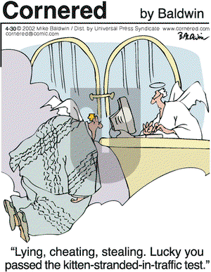Cornered on Tuesday April 30, 2002 Comic Strip