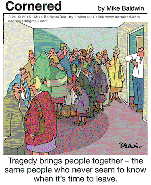 Cornered on Tuesday March 24, 2015 Comic Strip