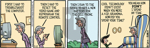 Grand Avenue on Friday November 12, 2010 Comic Strip