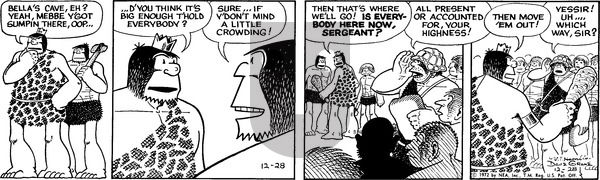 Alley Oop on Thursday December 28, 1972 Comic Strip