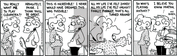 FoxTrot on Friday February 17, 1995 Comic Strip