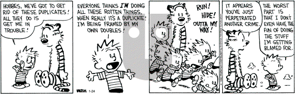 Calvin and Hobbes - Friday January 24, 2020 Comic Strip