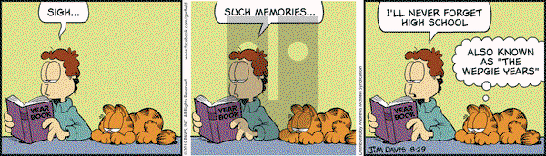 Garfield on Thursday August 29, 2019 Comic Strip