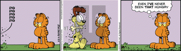 Garfield on Wednesday April 22, 2015 Comic Strip