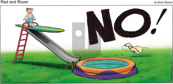 Red and Rover on Sunday July 8, 2018 Comic Strip
