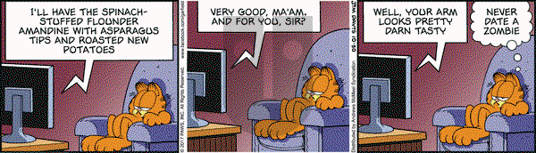Garfield on Monday October 30, 2017 Comic Strip
