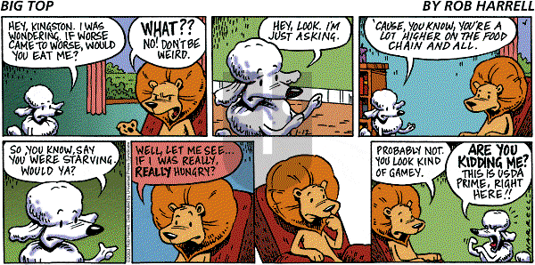 Big Top on Sunday January 12, 2003 Comic Strip