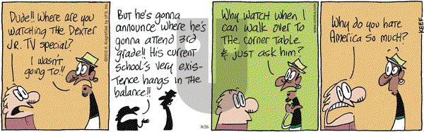 The Knight Life on Thursday August 26, 2010 Comic Strip