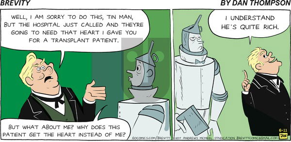 Brevity on Sunday June 11, 2017 Comic Strip