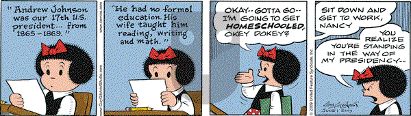 Nancy on Monday June 1, 2009 Comic Strip