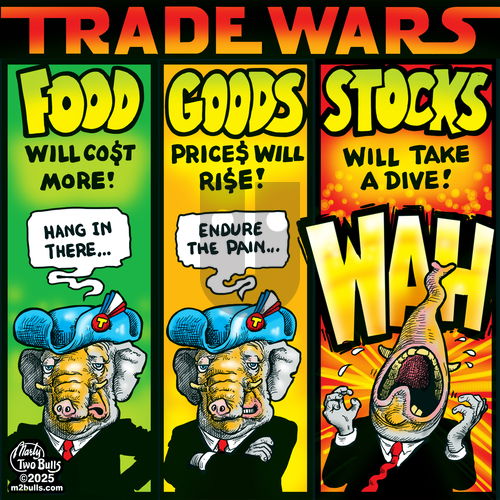 M2Bulls on Wednesday April 9, 2025 Comic Strip