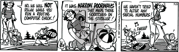 Rose is Rose on Wednesday September 23, 1987 Comic Strip