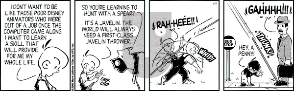 Cow and Boy Classics on Monday April 7, 2008 Comic Strip
