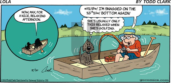 Lola on Sunday August 30, 2015 Comic Strip