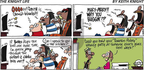 The Knight Life on Sunday March 4, 2012 Comic Strip