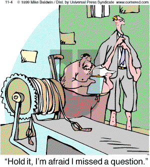 Cornered - Thursday November 4, 1999 Comic Strip